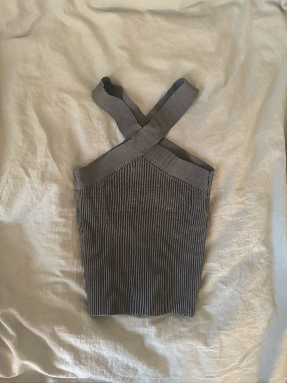 NWOT Aritzia Babaton Sculpt Knit Criss Cross Bodycon Tank XS